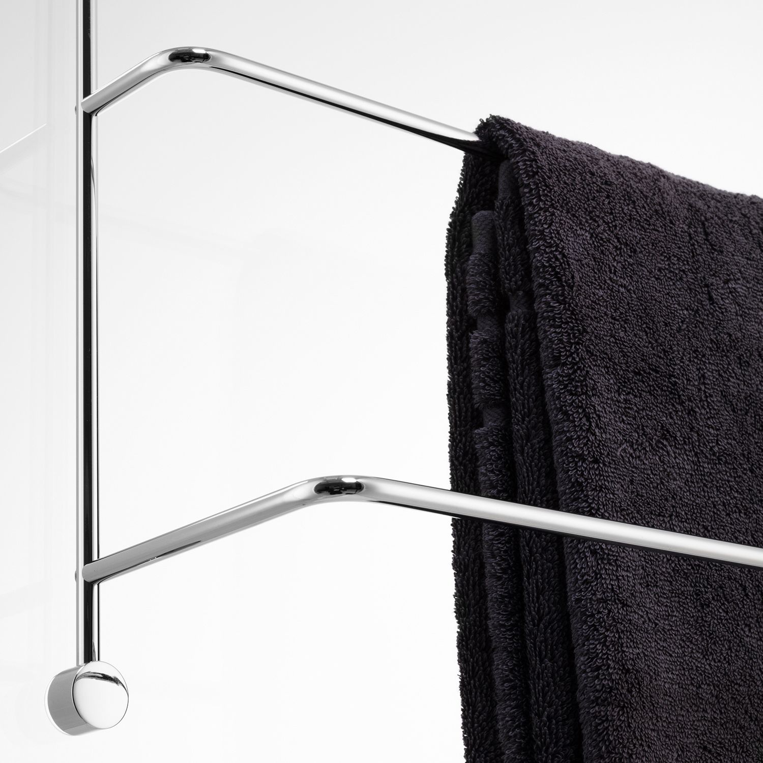 Giese Server Badetuchhalter mit 2 Badetuchstangen, 52 cm, Accessoires, 11860-02, chrom