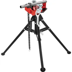 VEVOR Modell TP-425 Transportabler Kettenschraubstock Rohrschraubstock Kettenrohrschraubstock aus Stahl, Dreifuß-Arbeitsgerät 3,2-127mm, für Mechaniker Elektriker Sanitärhandwerker