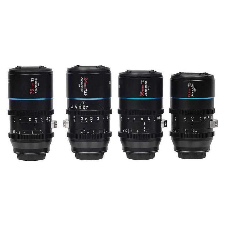 Sirui Mars 4 lens-kits(24mm T2.9, 35mm T2, 50mm T2, 75mm T2 MFT Anschluss (Micro Four Thirds) (780322)