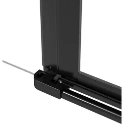 Neuesbad Set OF Befestigungselemente für Walk-In, Schwarz NB1DEKTSN11X1