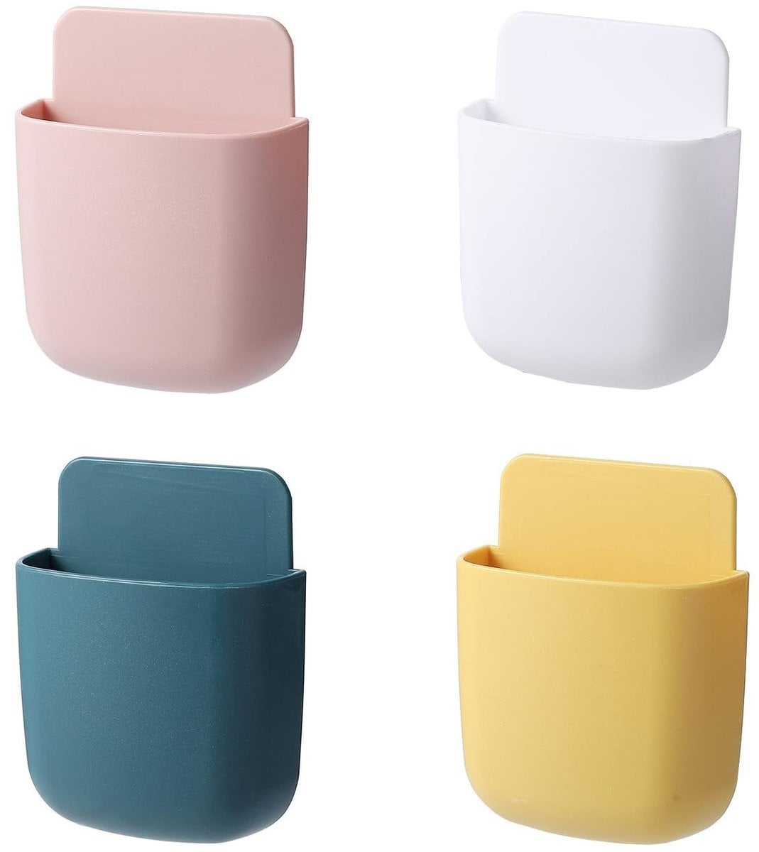 Moderne badkamerorganizer opberghouderset, 4 kleuren, B/D/H: 11,5 x 9 x 8,5 cm