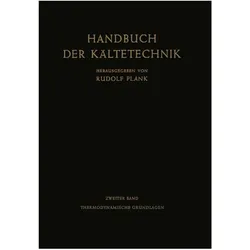 Thermodynamische Grundlagen, Fachbücher von Rudolf Plank