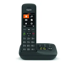 Gigaset C575A Schnurlostelefon mit Anrufbeantworter - schwarz