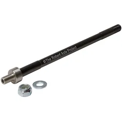 Kid Axle - Steckachse für Fahrradanhänger, The Robert Axle Project, Enthaltene Spacer: keine, Größe: M12x1.5 209 mm, Farbe: Schwarz, Gewicht: 142 g, VE: 1 Stk.