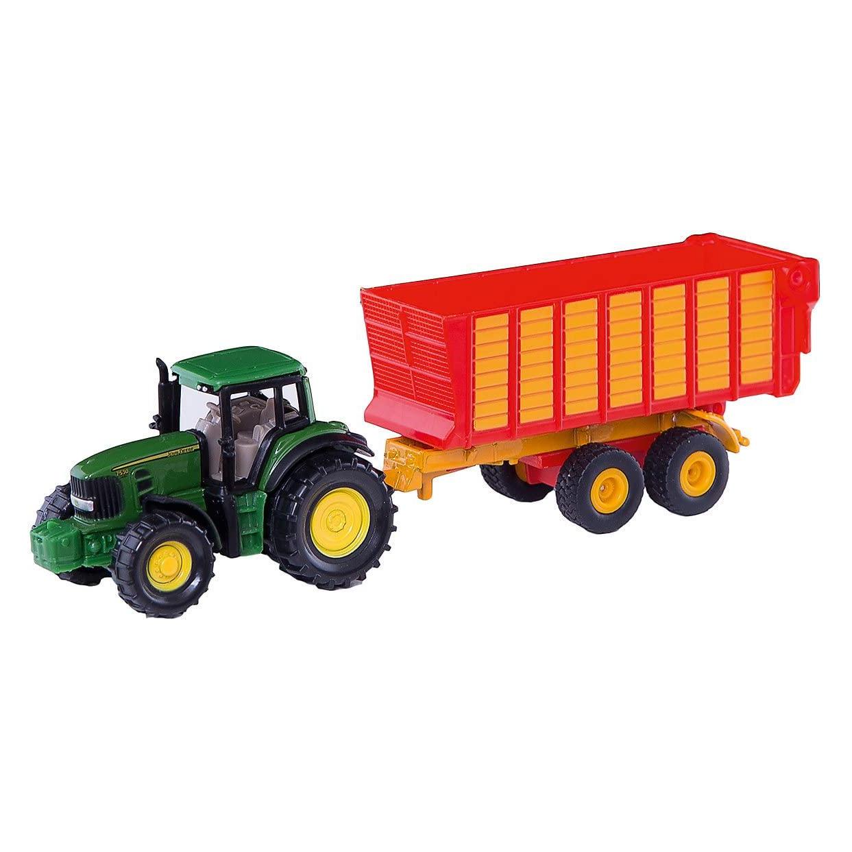 Siku Claas Traktor mit Silagewagen (1650)