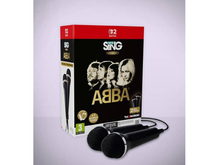 Let's Sing Abba (bundle jeu + 2 Micros) (NINTENDO SWITCH 2)