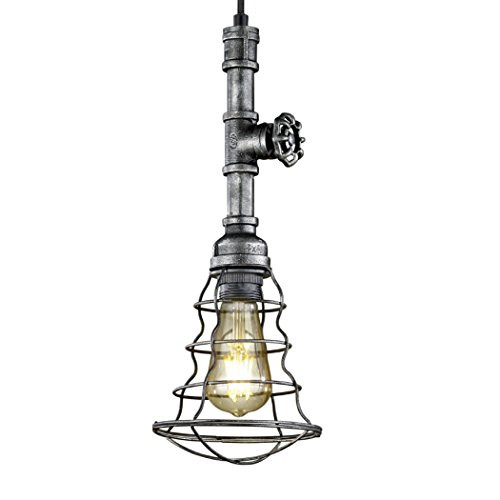 Trio Leuchten Hanglamp Gotham 307000188, metaal, zilverkleurig antiek