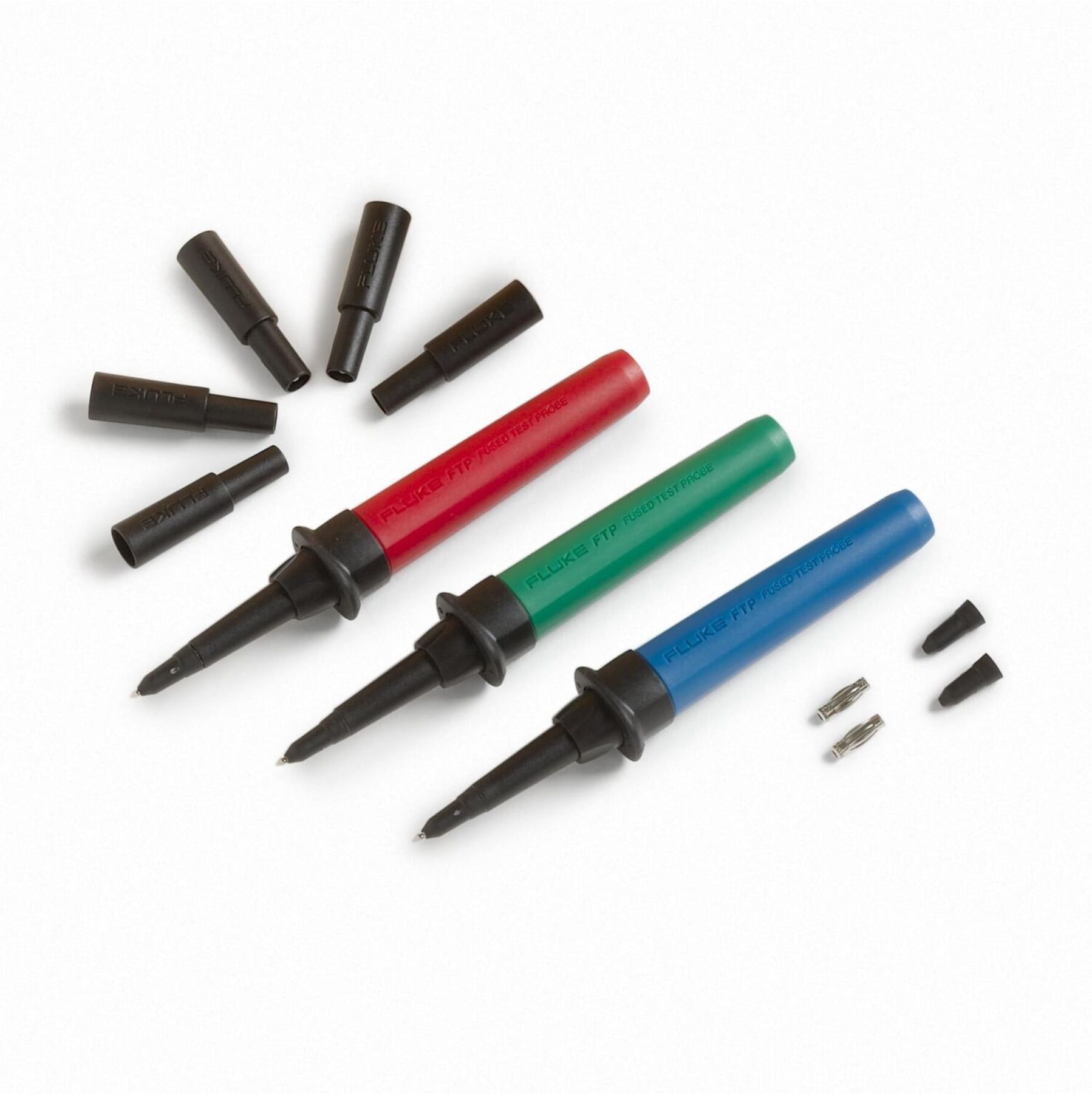 Fluke Messpitzensatz FUSED PROBE SET CAT IV 600V CAT III 1000V blau rot grün (6072228)