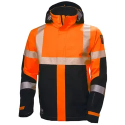 Helly Hansen Funktionsjacke ICU SHELL JACKET 71172 - orange/ebony - M