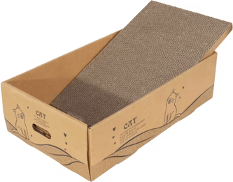 Inspire Curations 6 Pack Extra Large Reversible Cardboard Cat Scratching Posts For Indoor Cats 1pcs