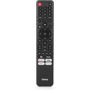 Hama Ersatzfernbedienung Hisense TV, 221067, mit Batterie, vorprogrammiert, kompatibel mit Hisense TV's