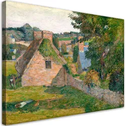 WANDBILD die häuser von vaugirard paul gauguin