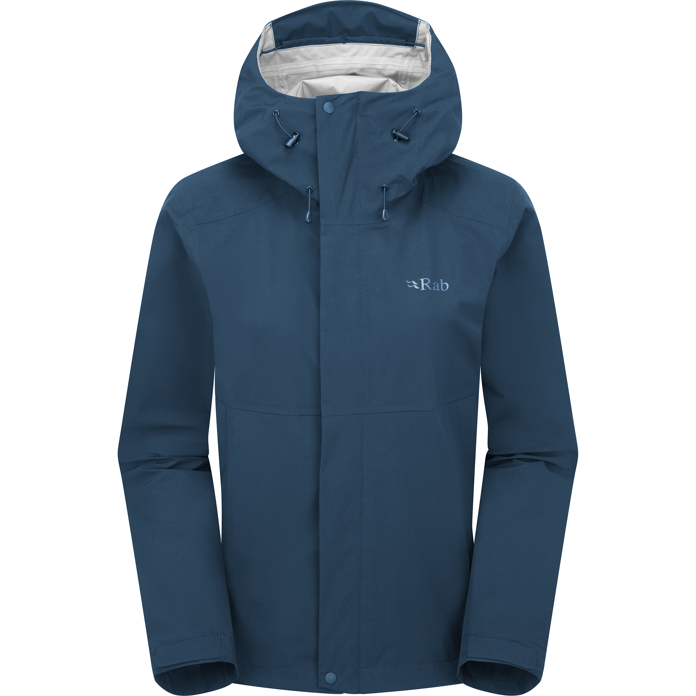 Rab Firewall Damen Regenjacke blau Größe M Trekking Winddicht Wasserabweisend