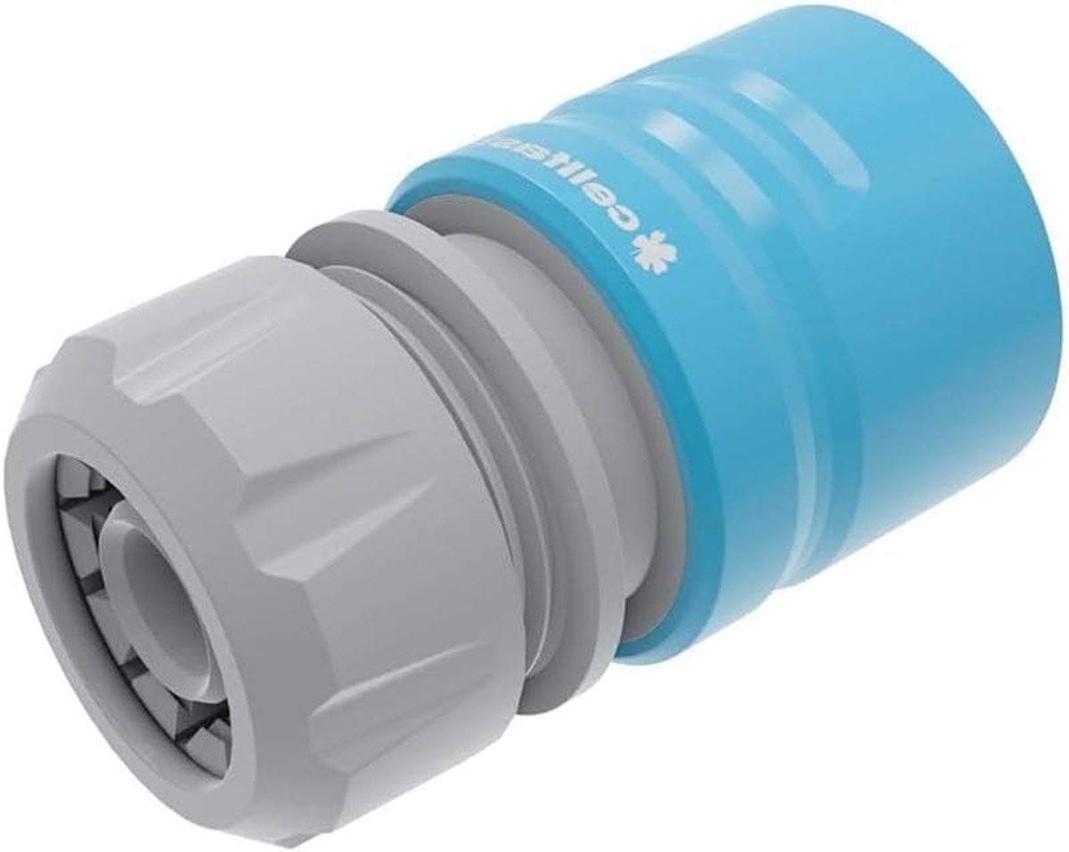 Blauwe universele slangkoppeling en kraanconnector adapter voor tuinbesproeiing, 1/2 en 5/8 inch