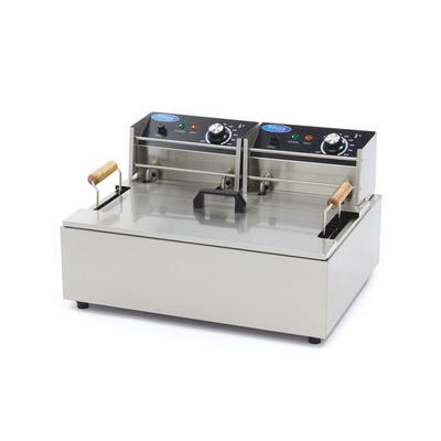 Maxima Gastro Fritteuse - 15 l - 1 Korb - Bis zu 3 kg Pommes