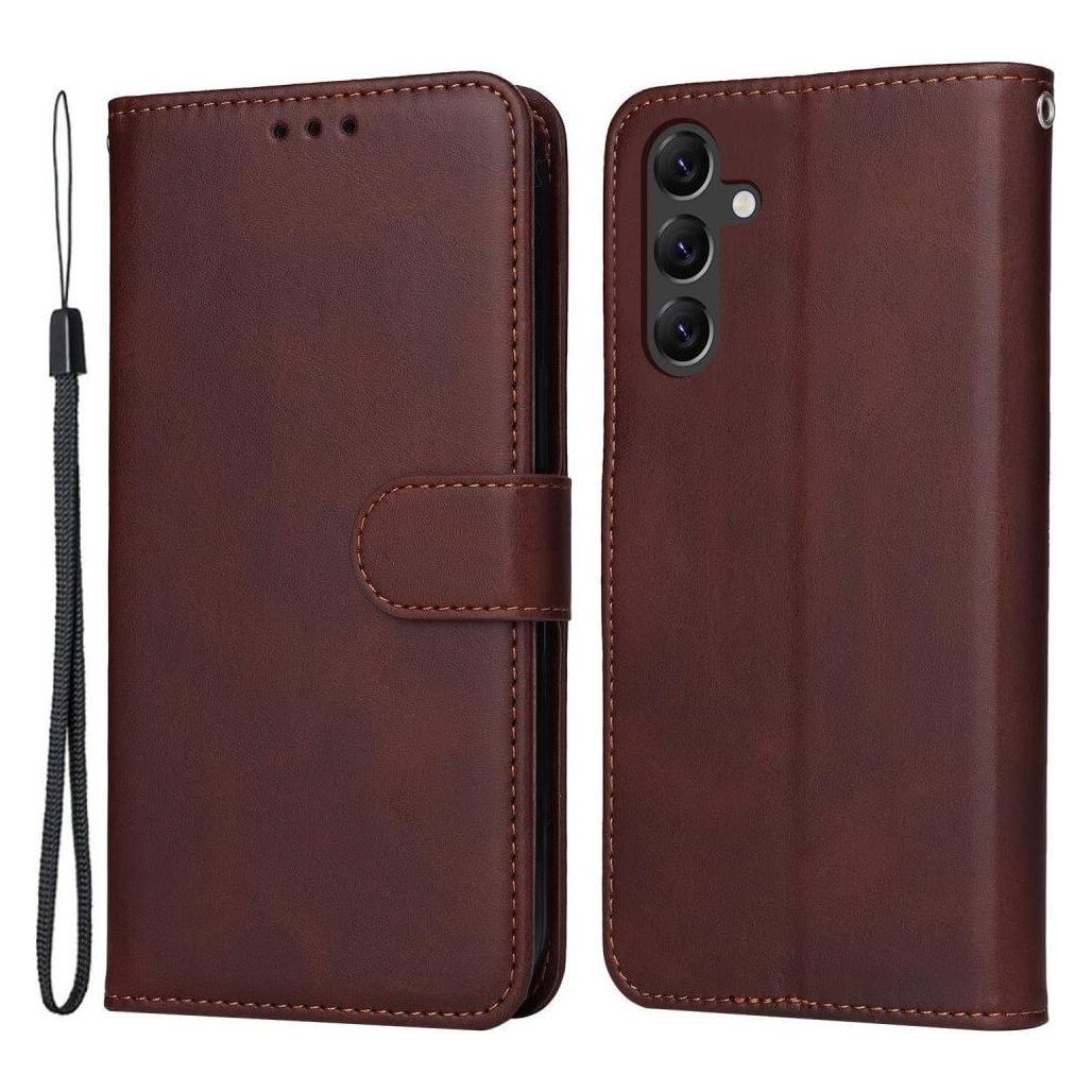 Cover-Discount Galaxy A15 - Premium Handyhülle Etui braun (Samsung Galaxy A15) (660165563B)