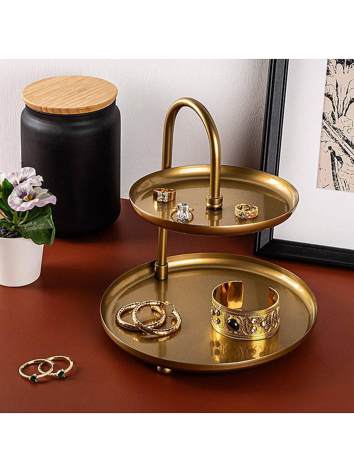 Scandinavia Concept Dekoschale in Gold - (H)21 x Ø 20 - onesize