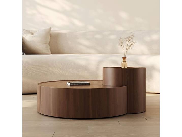 Tables basses modernes Design rondes esthétiques salon rangement Tables basses multifonction Premium Mesas De Café meubles maison
