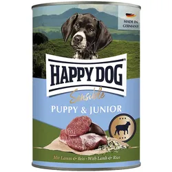 Happy Dog Sensible Puppy & Junior Lamm 6x400 g