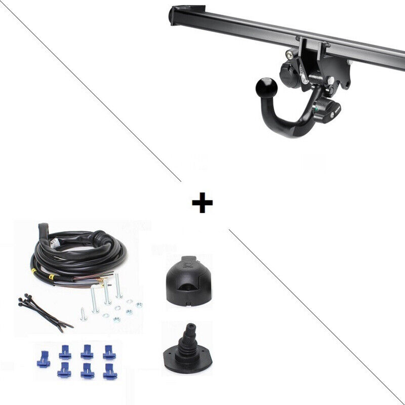 Attelage Jeep Wrangler JK y compris AdBlue (04/07-08/18) RDSOD + faisceau universel 7 broches