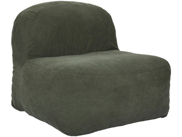 Vakuum-Hocker HOME DECO FACTORY RUPERT 85x85x78cm polyester grün