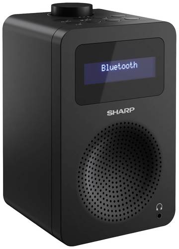 Sharp DR-430 Tischradio DAB+, DAB, FM Bluetooth Schwarz