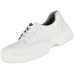 AS Arbeitsschutz S2 Sicherheitshalbschuhe Nitras Clean Step | Gr. 35 | Kunstleder | weiß