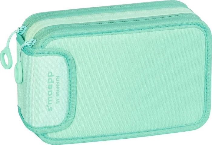 BRUNNEN Federmäppchen befüllt s'maepp Sweet Colour Code mint 34-teilig, 20,0 x 7,5 cm