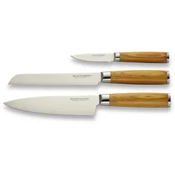 Echtwerk Damaszener Messer Set 3tlg