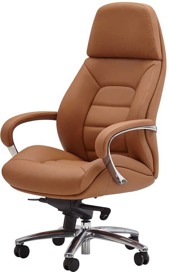 Pharao24.de Ergonomischer Bürostuhl drehbar mit höhenverstellbarem Sitz hoher Lehne