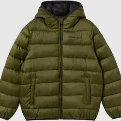 CHAMPION Champion Kinder Jacken/Anoraks lg.Arm Ki Hooded Jacket, Größe XXL in Grün 103