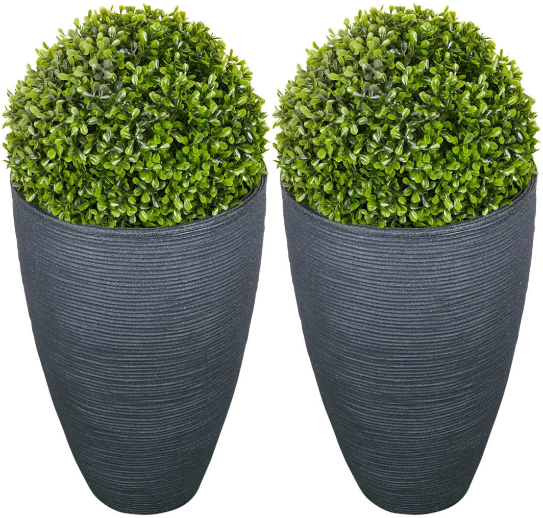 17 Stories Artimas Pot Planter Black 43cm H X 28cm W X 28cm D