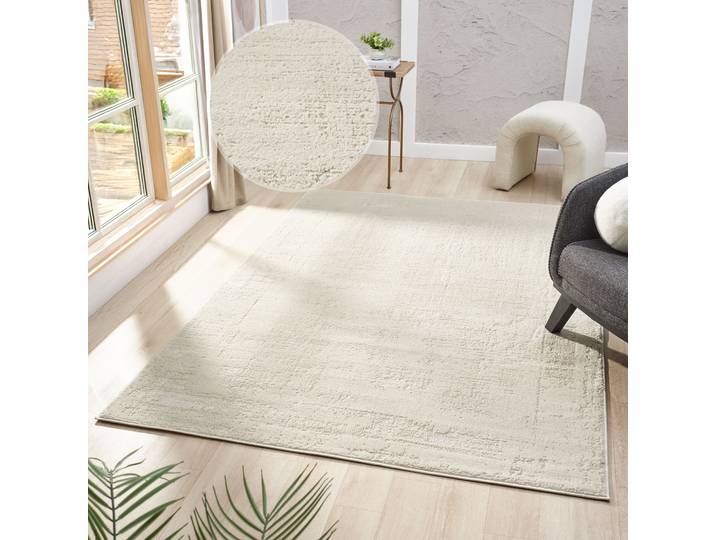 Teppich GOODPRODUCT Hamsa, in Standard- und Premium-Qualität, 9 mm oder 14 mm Höhe , beige (cream), B:320cm L:450cm, Kunstfaser, Teppiche, Teppich, Dezenter Glanz, Hoch-Tief, Vintage-Look & dichte Designer-Qualität