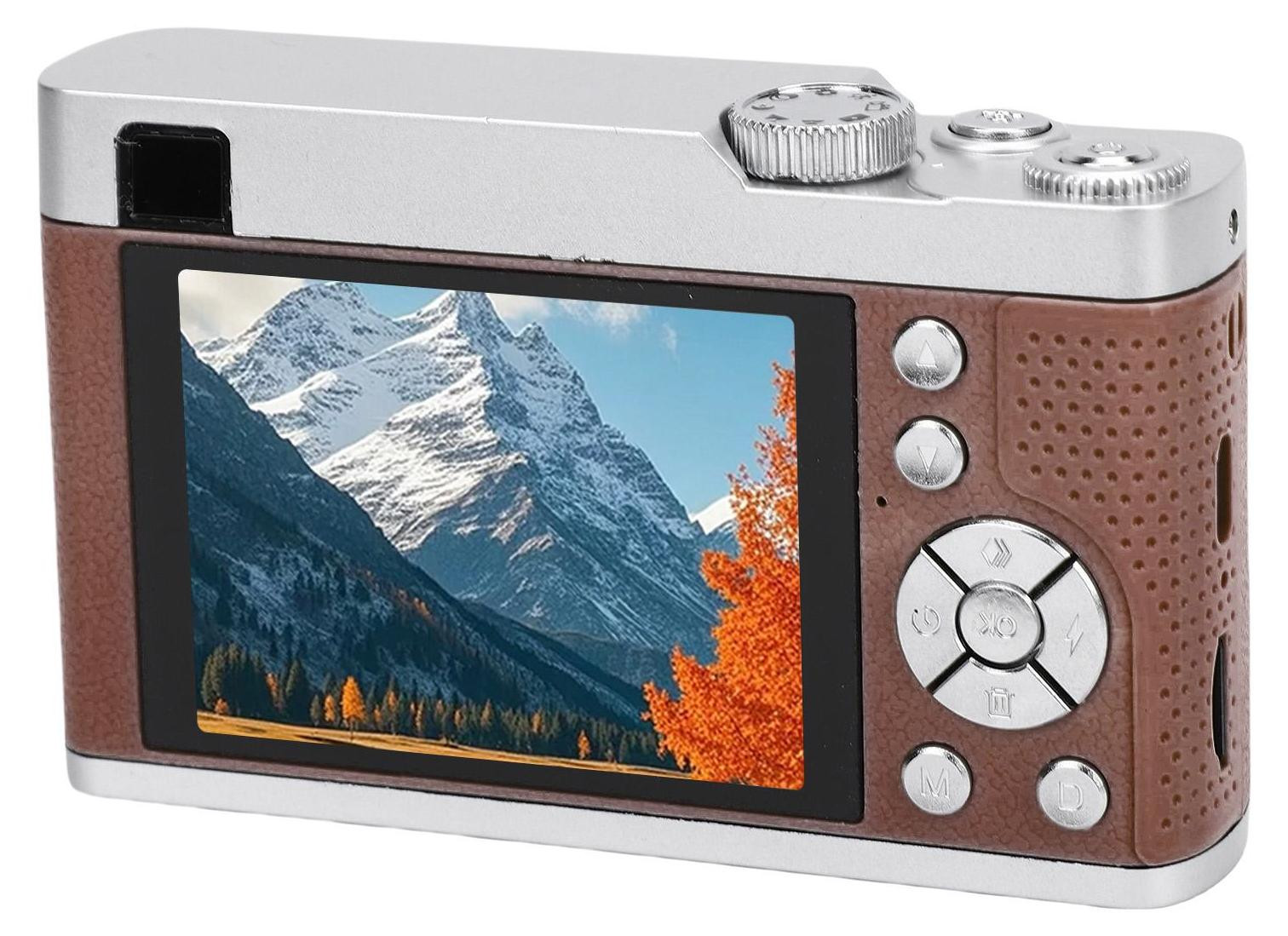 Gistuch Digitale camera UHD 4K, 48 megapixels, 16x zoom, bruin
