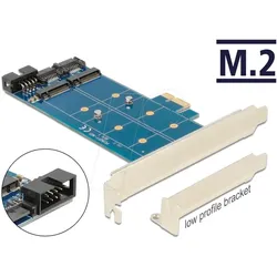 DELOCK 89374 - Konverter PCIe x1 > 2x M.2 NGFF