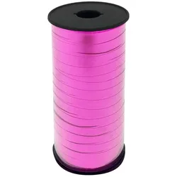 Geschenkband / Ballonband / Polyband / Kräuselband - metallic pink 92m