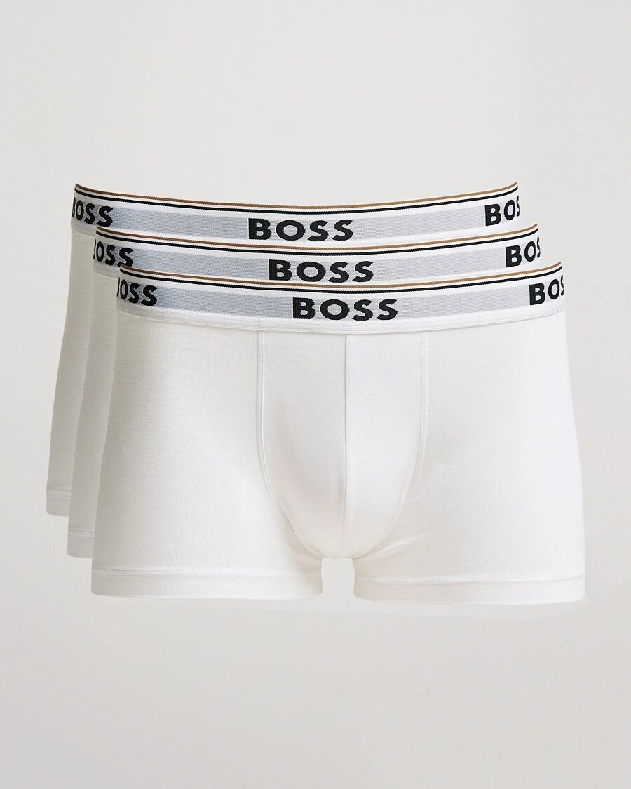 Boss 3-Pack Trunk Boxer Shorts White