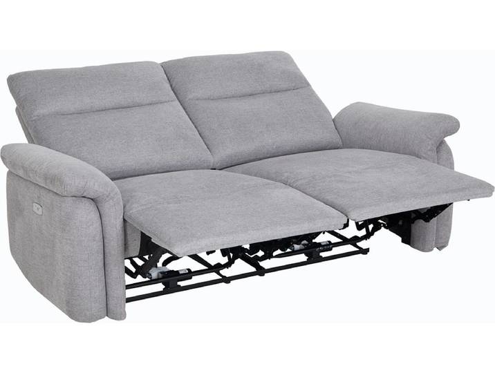 3er Sofa ZEN Stoff grau