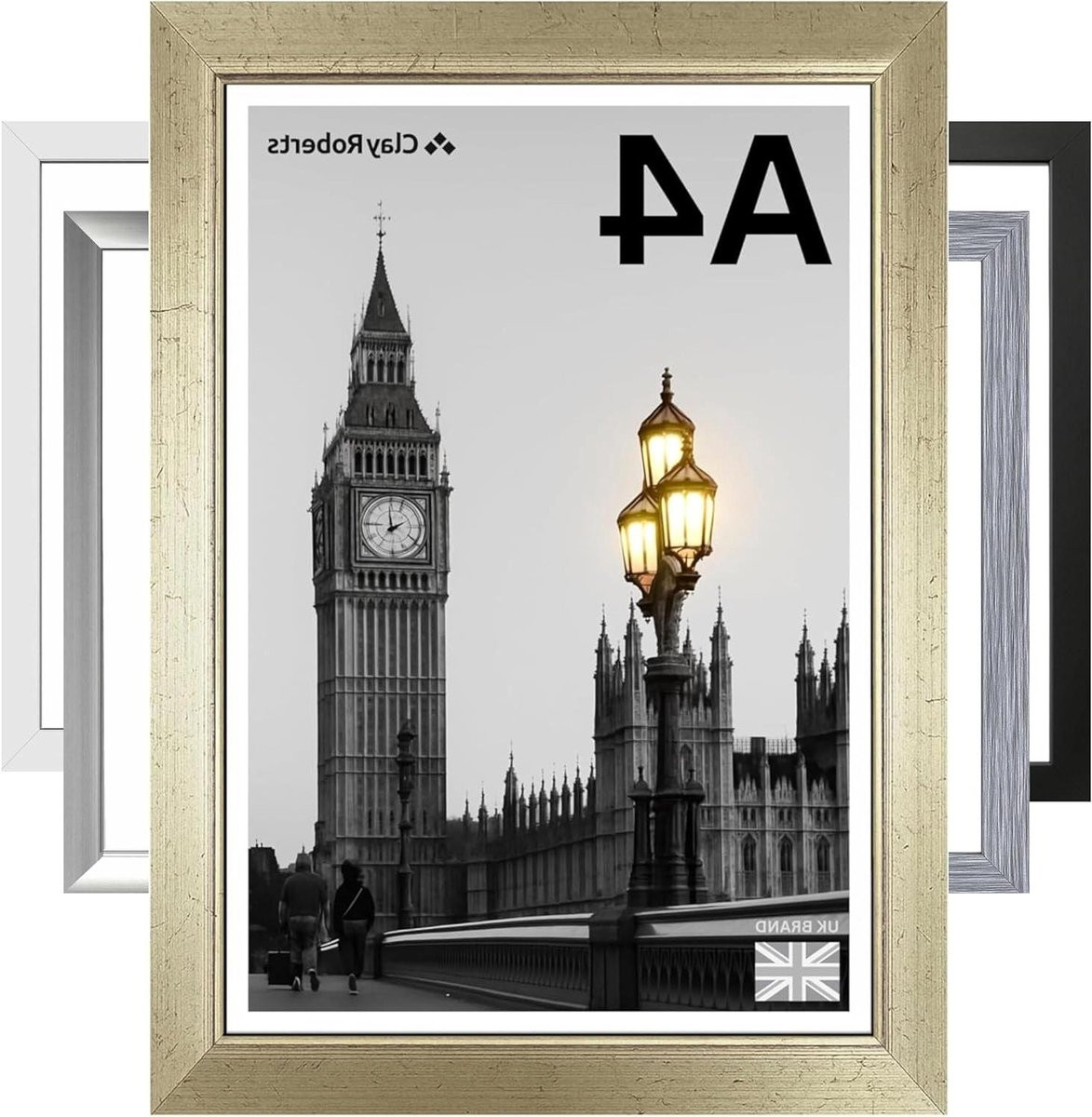 A4 Fotolijst Certificaat Frame Muur Decoratie Goud 21 x 29,7 cm