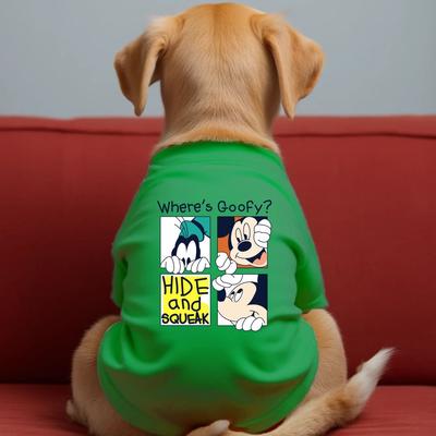Inspire Essentials Where Is Goofy Breathable Pet T Shirt For Dogs And Cats d l