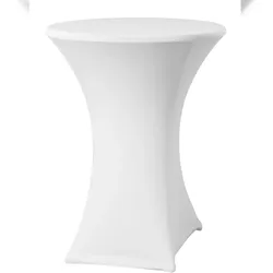 Dena Textile productions Tischhusse Für Stehtische Samba D2 Weiß 85Cm