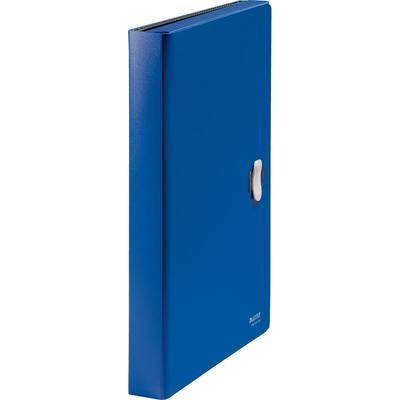 LEITZ Projektmappe Recycle A4 PP 5 Fächer blau Packung mit 5 Stück