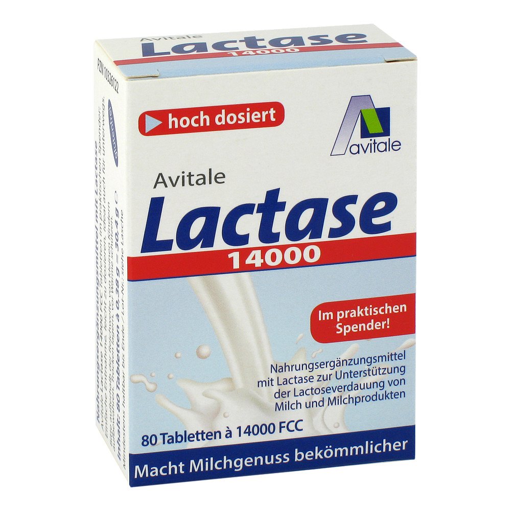Avitale GmbH Lactase 14000 Fcc Tabletten im Spender 10326122