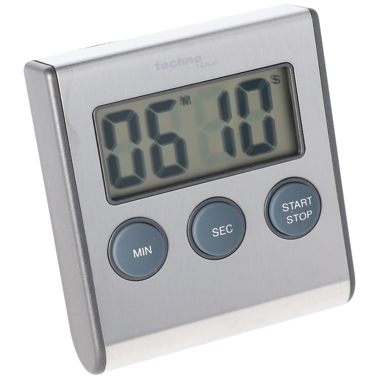 Küchenprofi RVS Digitale Keuken Timer met Alarm - Op- en Aftellen - Zilver