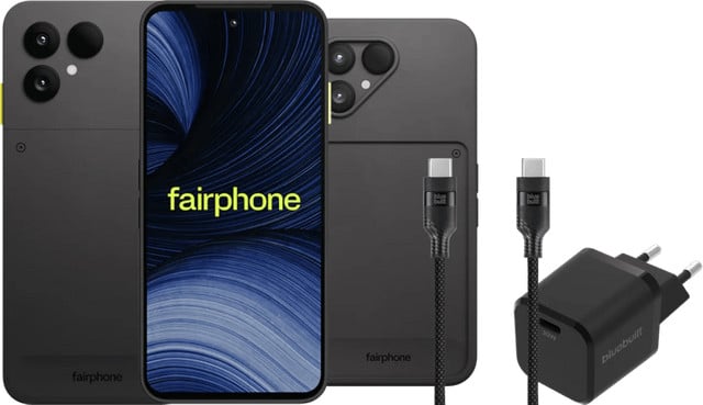Fairphone 6+ 256GB Zwart 5G met compleet accessoirepakket