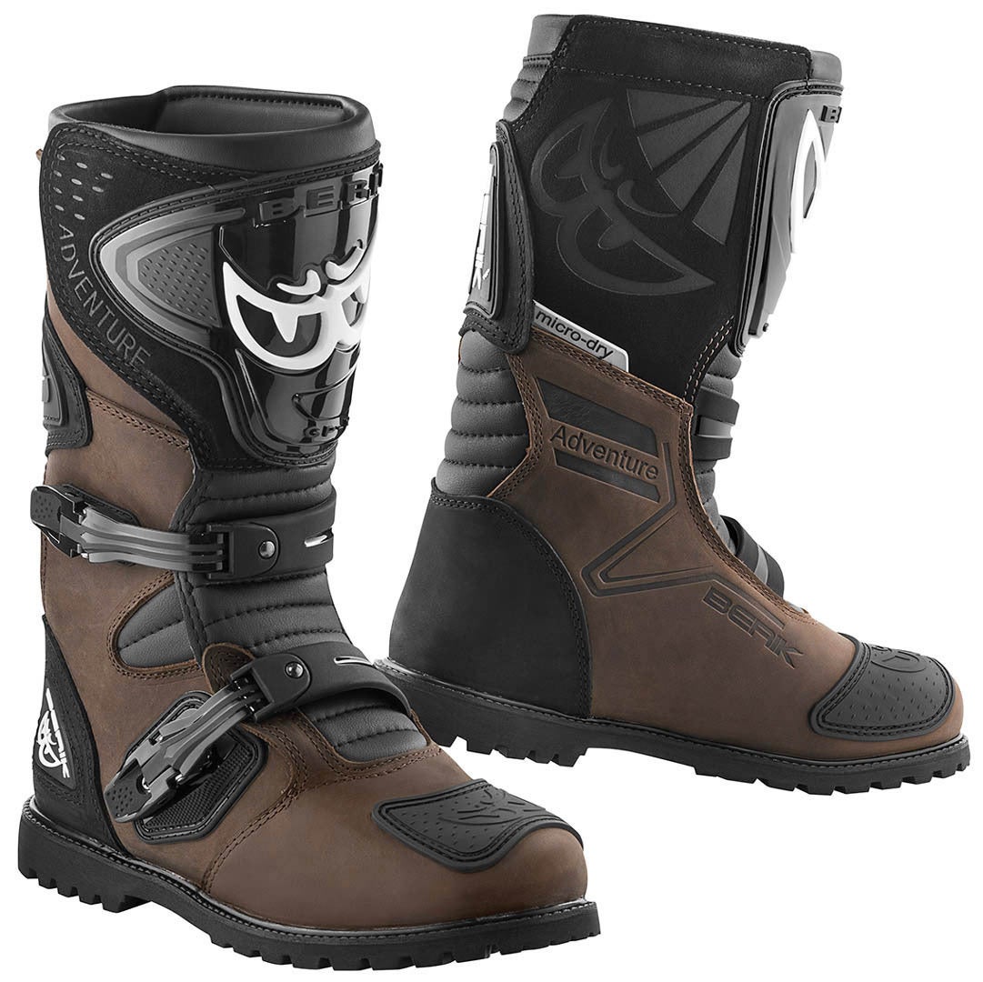 Berik All Terrain Adventure Motorradstiefel BOT-1565W-BK-114-40