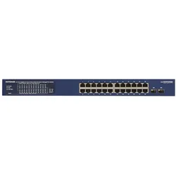 Netgear GS724TP (24 Ports), Netzwerk Switch, Blau