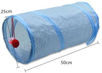 Uplift Picks 3 Way Foldable Cat Tunnel Toy With Peep Hole e