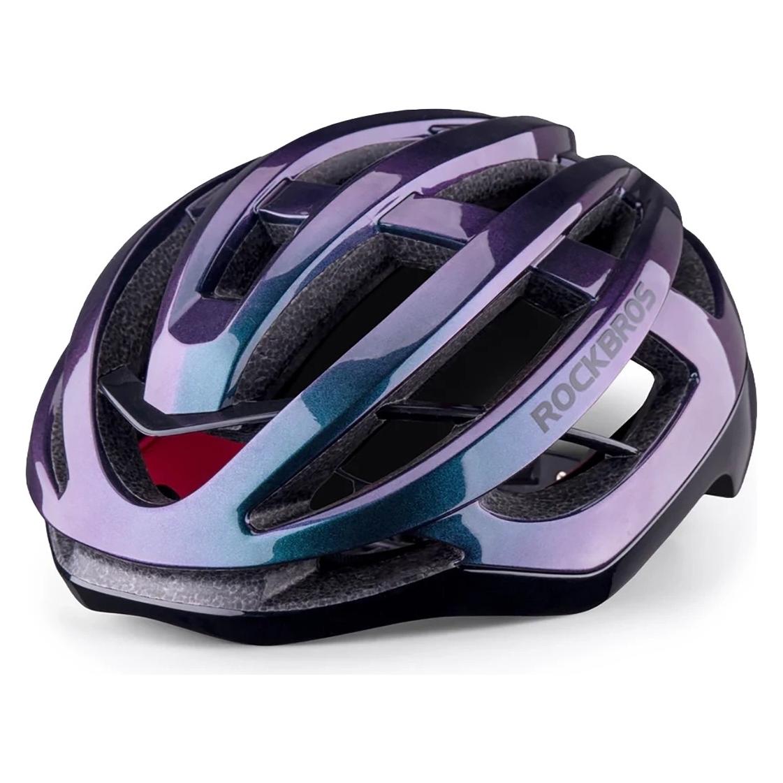 Rockbros Kask rowerowy HC-58C-L 58-61 cm - niebieski kameleon (58 - 61 cm) (5907769386688)