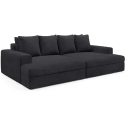 SOFA Paola 3 Sitzplätze Schwarz